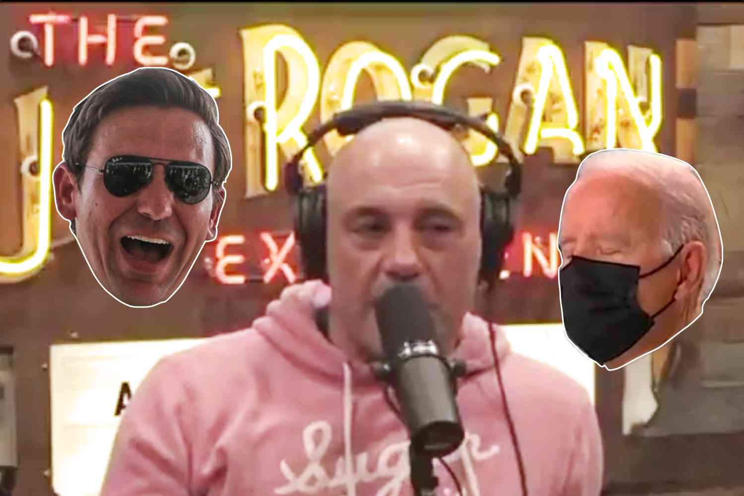 Joe Rogan says Ron DeSantis would make a good Commander-In-Chief after noting "we have a dead man as president" �