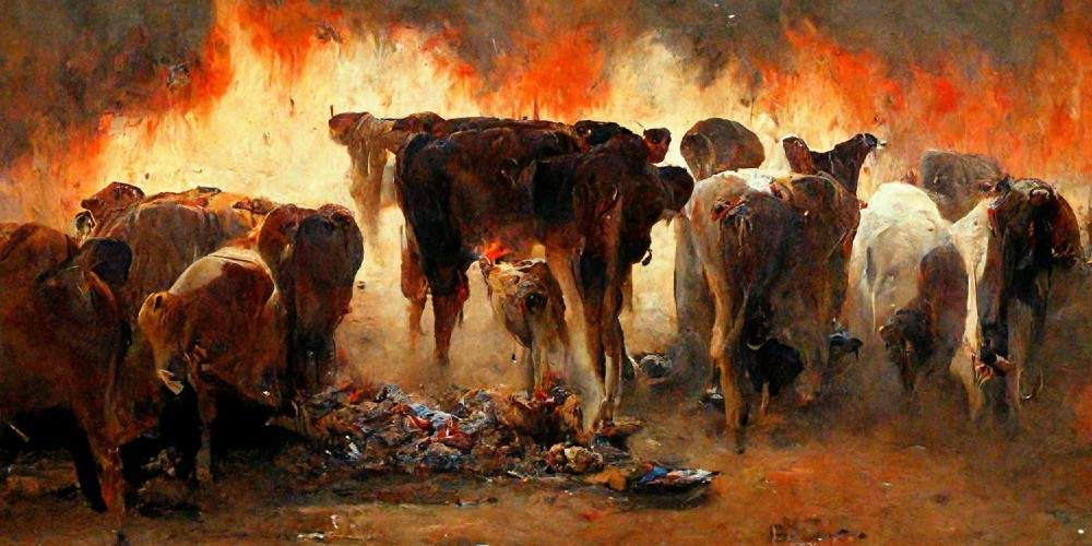 Dying Cattle