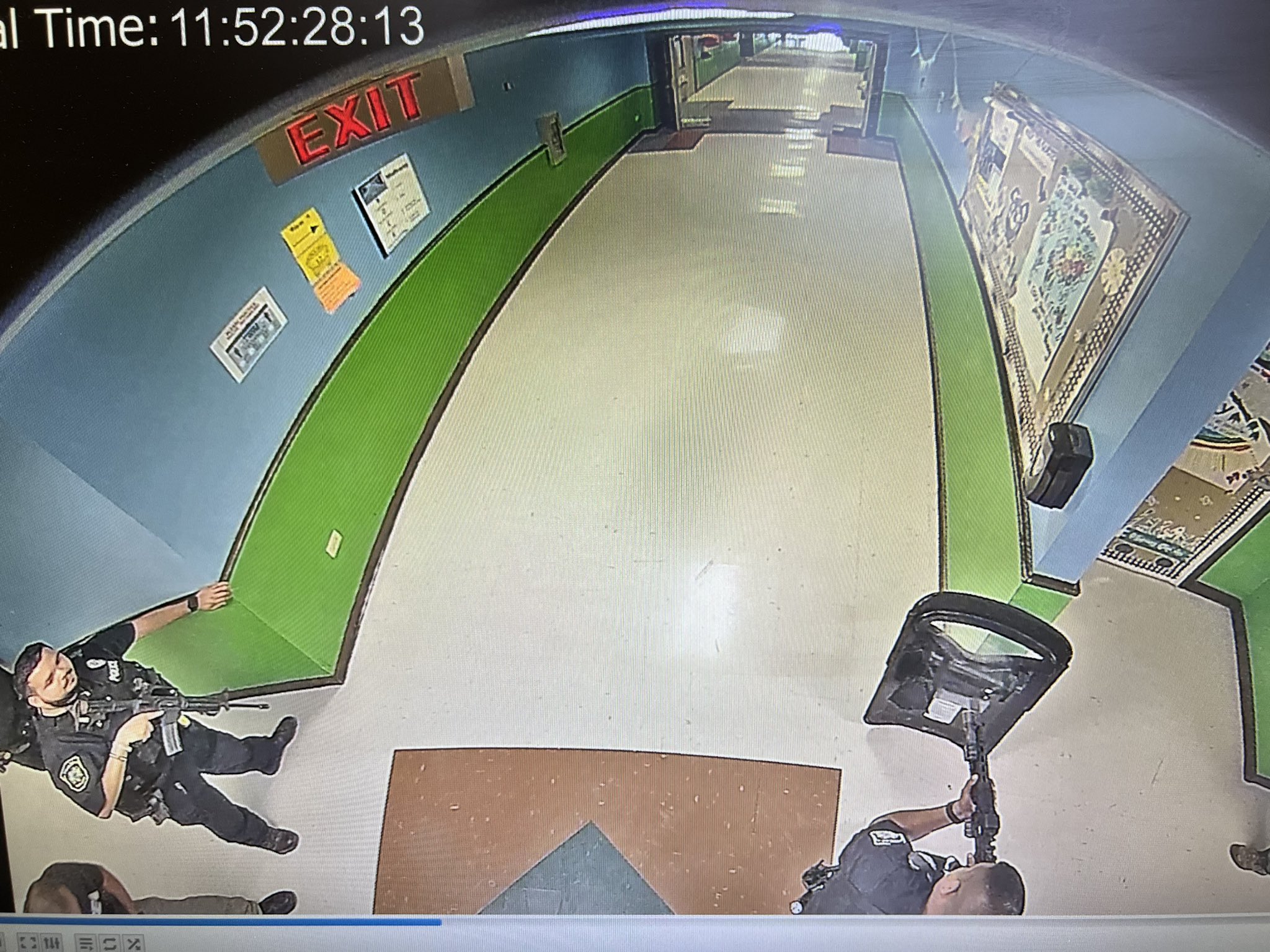 CCTV Video Shows Uvalde Police Unit with Heavy Weapons and Ballistic Shield Inside School 19 Minutes After Shooter Entered, Police Waited Another 58 Minutes Before Engaging Shooter