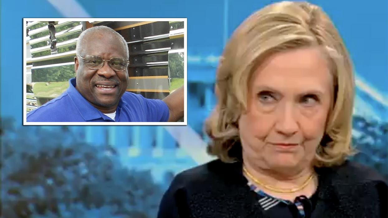 Hillary Clinton: Clarence Thomas Has Always Been an Angry Black Man for as Long as I've Known Him