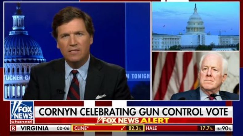 Tucker Carlson Blasts Senate RINOs For Caving To The Left On Gun Control Deal