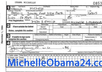 Filmmaker: Michelle Obama Listed as a Man on Voting Records Until 2008