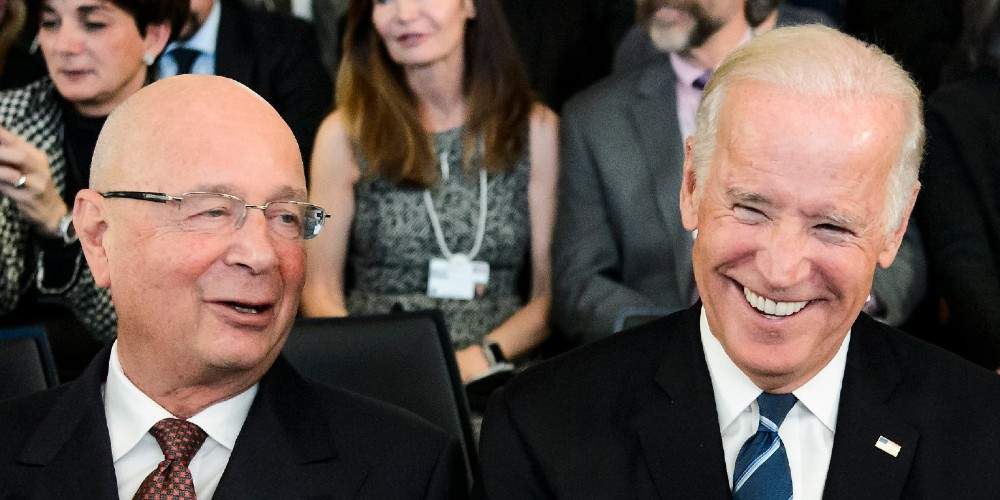 Klaus Schwab Joe Biden