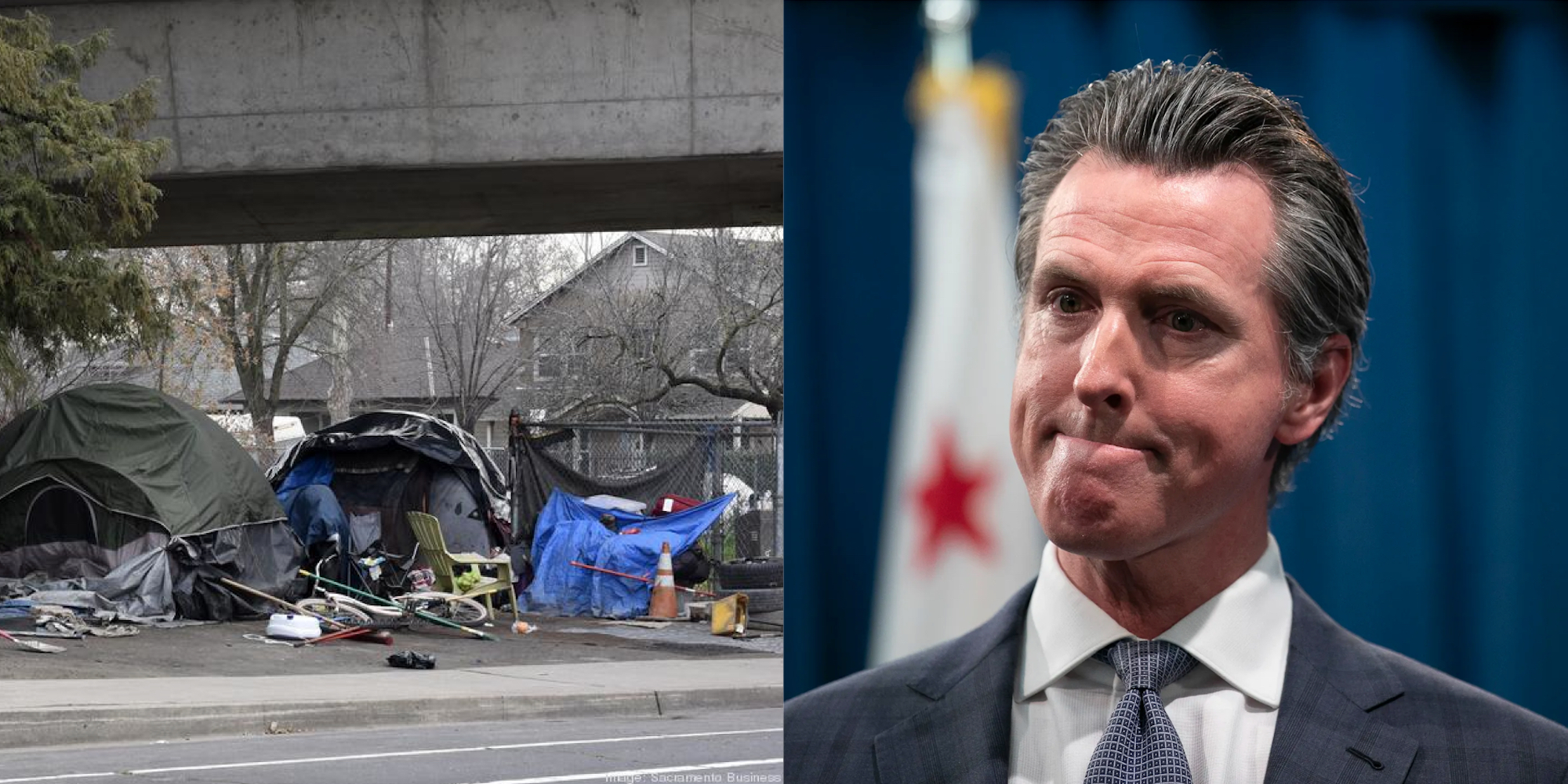 Homeless population hits record high in Newsom's California capital: report