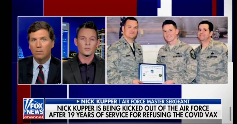 MUST SEE: Air Force Expels Master Sergeant for Refusing Experimental COVID Vaccine – “After 19 Years, They’re Gonna Throw Everything Away that I’ve Worked For”