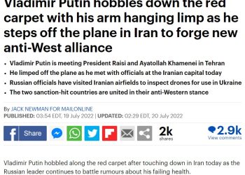 British Media Runs With ‘Putin Replaced With Body Double’ Conspiracy Theory