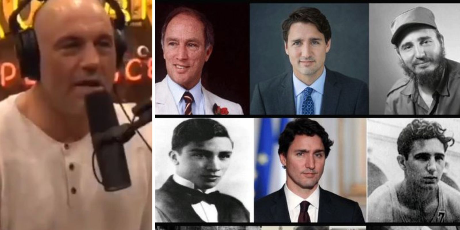 WATCH: Joe Rogan says Trudeau needs a 23andMe test due to resemblance to Castro