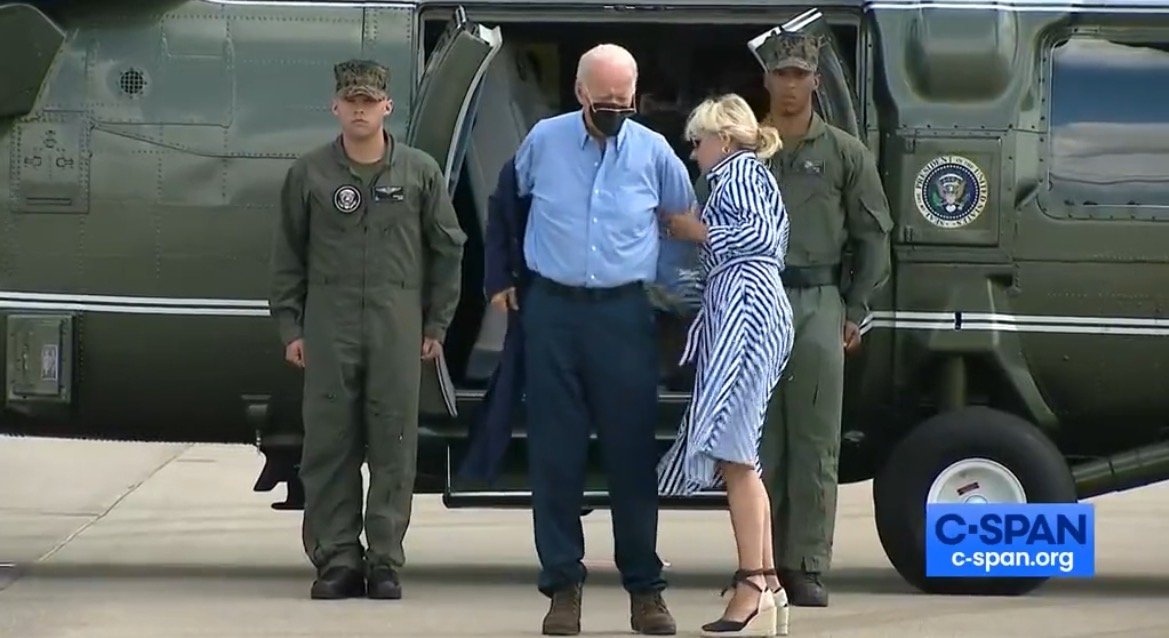 Joe Biden Needs Dr. Jill’s Help to Put On His Own Jacket (VIDEO)