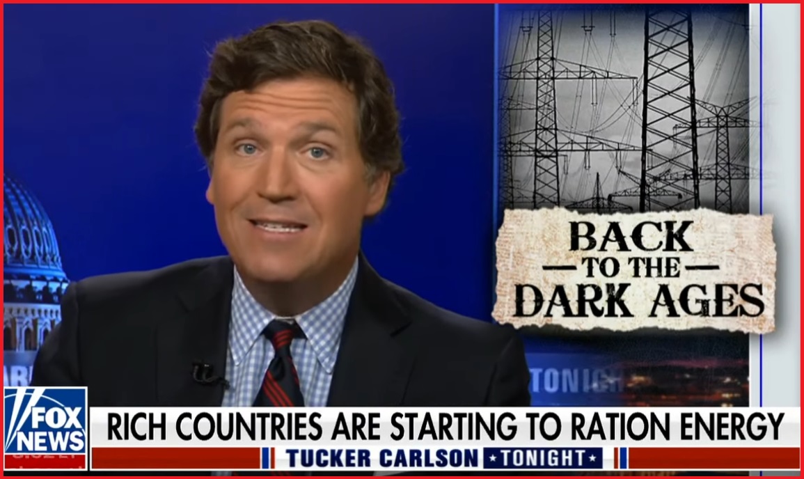 Tucker Carlson Highlights the False Premise of the Demand Inflation Argument as Energy Becomes Scarce and Economic Collapse Looms