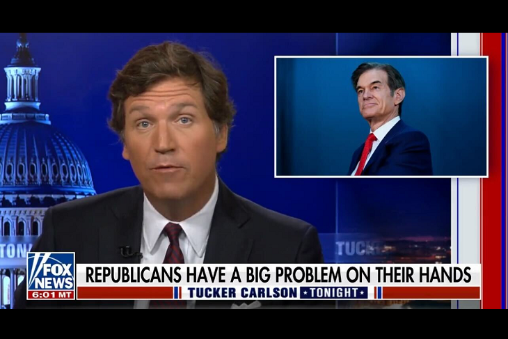 WATCH: Tucker Carlson Calls out Mehmet Oz, Explains How Oz Could Defeat Fetterman