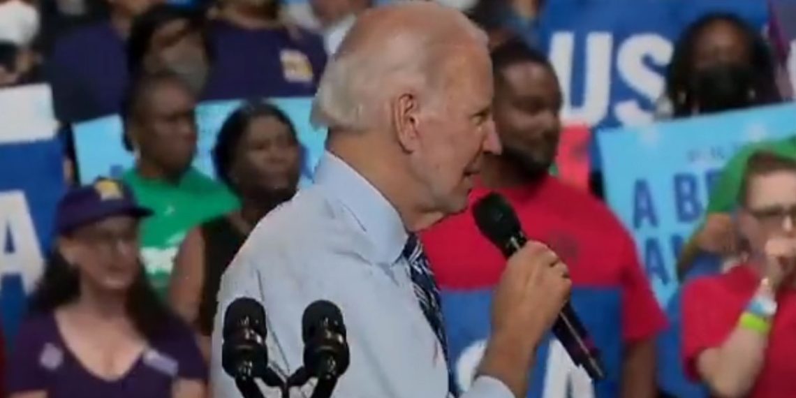 VIDEO: Heckler Yells ‘You Stole The Election’ At Joe Biden During Speech