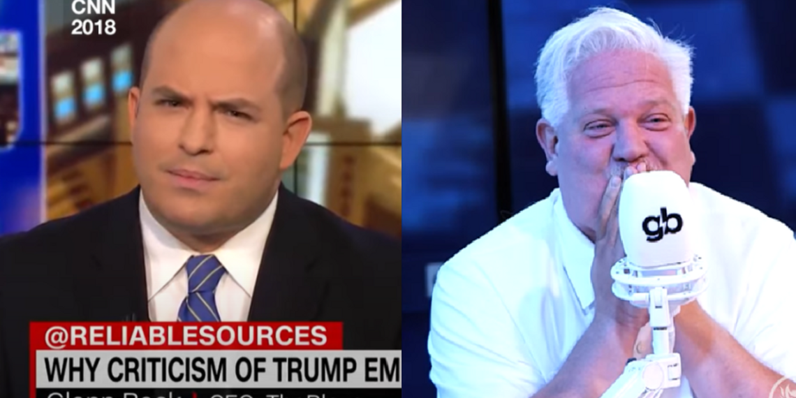 Glenn Beck tries his best NOT to gloat after CNN dumps Brian Stelter