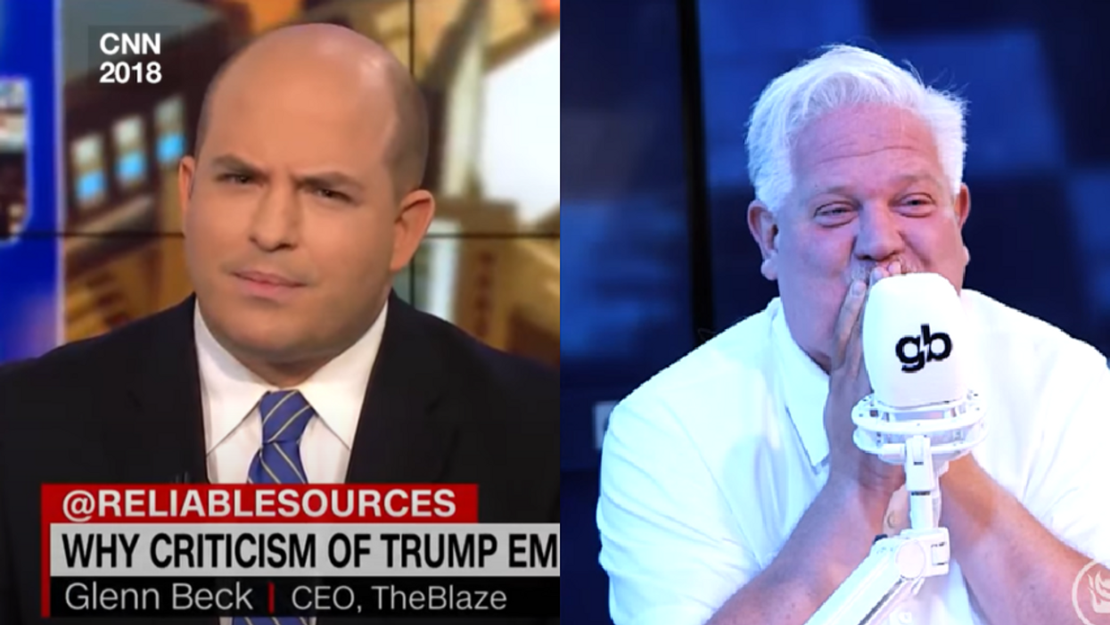 Glenn Beck tries his best NOT to gloat after CNN dumps Brian Stelter