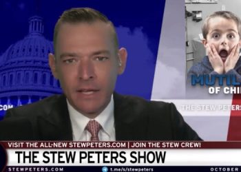 Stew Peters Exposes ECU’s Genital Mutilation of 4-Year-Olds, Statewide Grooming Program