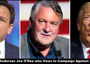 Governor Ron DeSantis Endorses Senate Candidate Joe O’Dea, Who Vows to Campaign Against Donald Trump