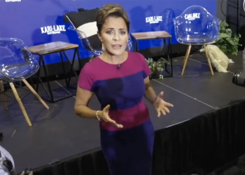 Kari Lake outsmarts opponent who refuses to debate her, causes Katie Hobbs to freak out at town hall