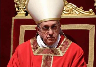 Red Pope Francis Calls for “New Economic System” that Guarantees “Food, Health, Economic and Social Rights”