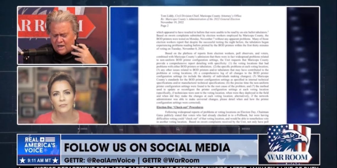 BREAKING: Kari Lake Files First Complaint Against Maricopa County, Says She Has Whistleblowers And Smoking Gun Evidence Of Uncertified Printers And Dominion Employees With “Unfettered Access” (VIDEO)