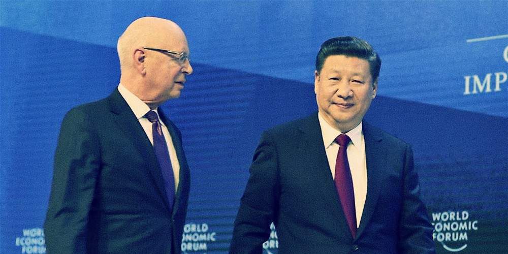 Klaus Schwab Xi Jinping