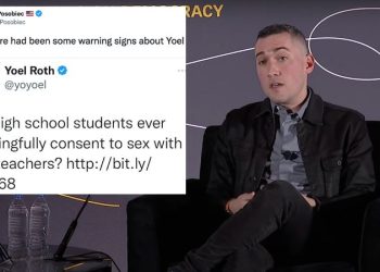 Former Twitter exec Yoel Roth asked if teens could ‘meaningfully consent to sex’ with teachers in 2010