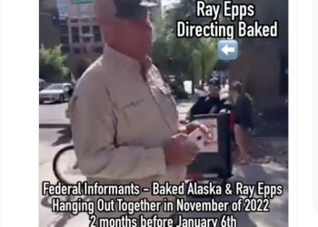 Ray Epps and Baked Alaska Seen Together in Video from November 2020 Two Months Before Jan. 6