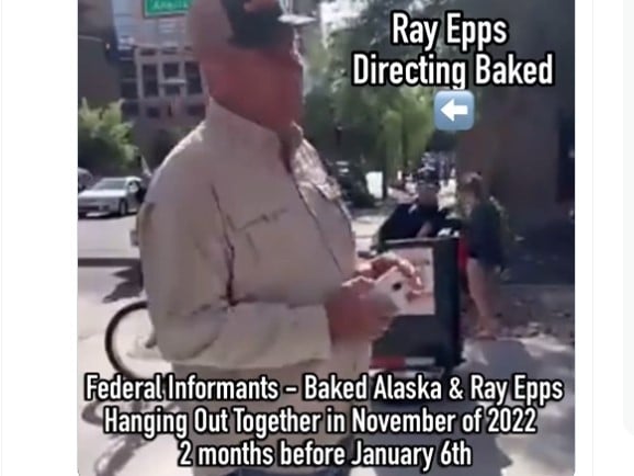 Ray Epps and Baked Alaska Seen Together in Video from November 2020 Two Months Before Jan. 6