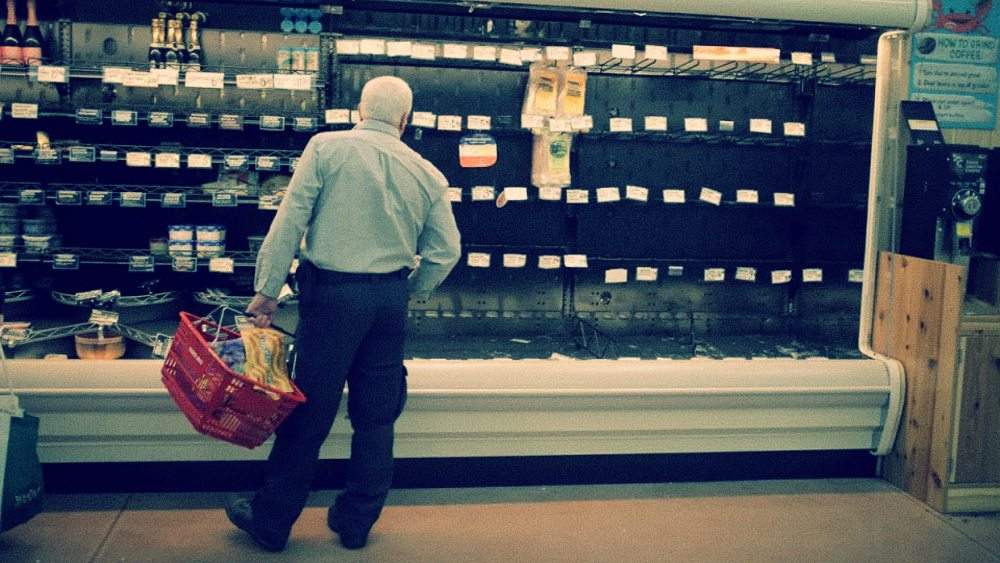 Krogers Empty Shelves