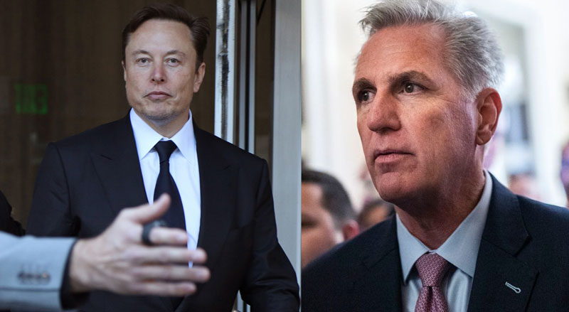 Elon Musk Holds Secretive Meeting with Kevin McCarthy in D.C