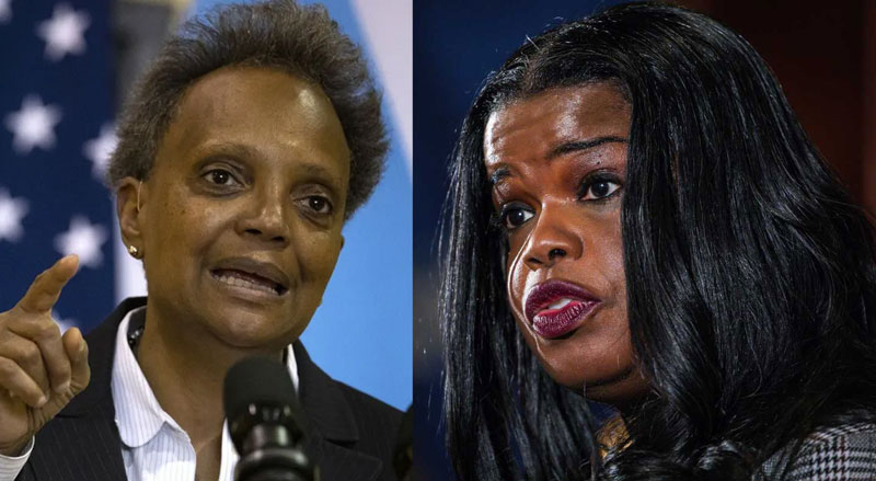 Lori Lightfoot Blames Prosecutor Kim Foxx for Chicago Crime: ‘Handing Out Certificates of Innocence Like Candy’