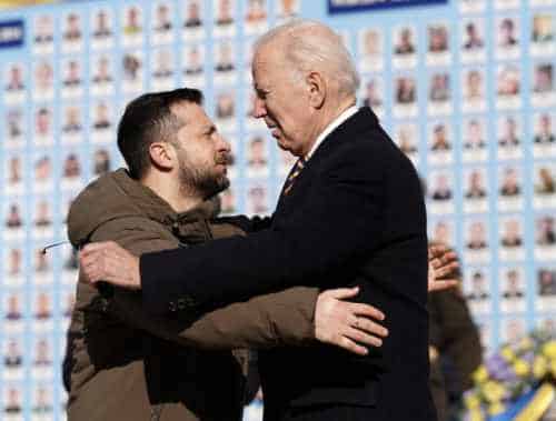 Biden Makes a Surprise Visit to Ukraine While Trump Heads for Ohio