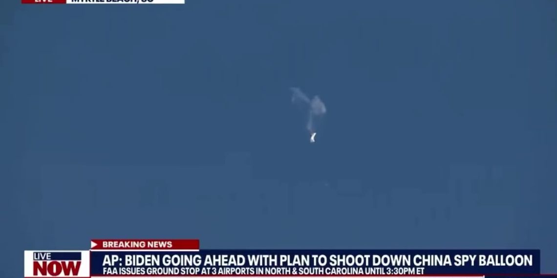 Spy Balloon Shot Down