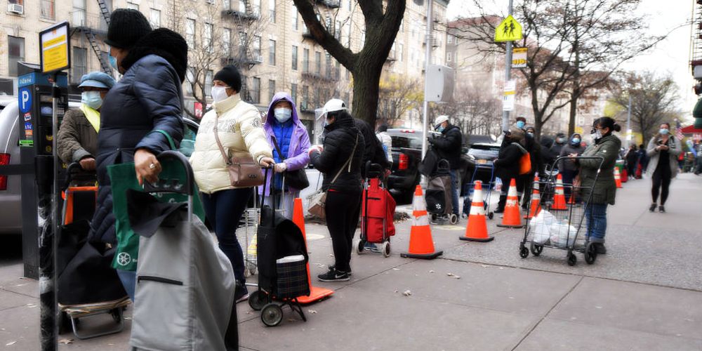 Food Bank Line NYC