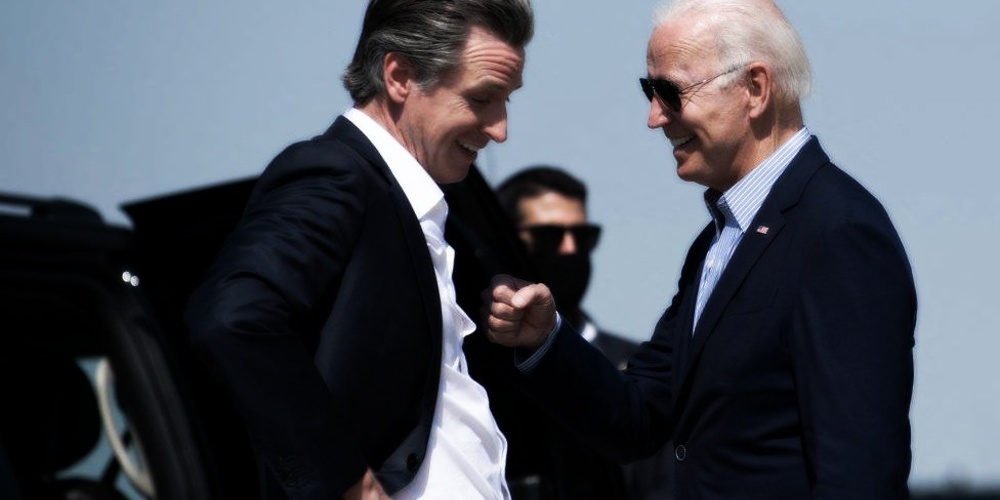 Newsom Biden