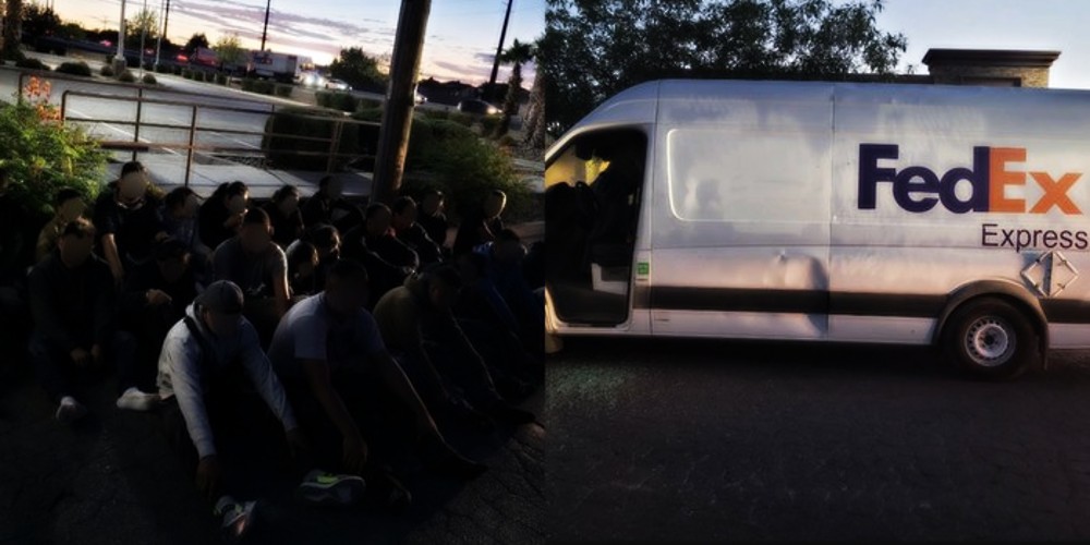 Cloned FedEx Van