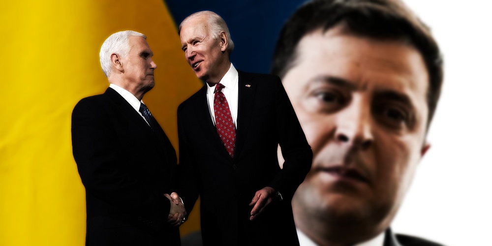 Pence Biden Zelensky