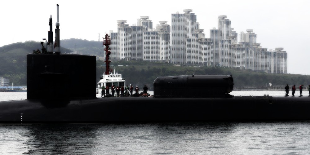 US Nuclear Sub Busan South Korea