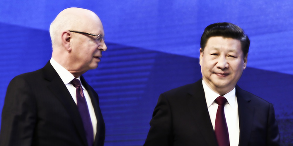 Klaus Schwab Xi Jinping