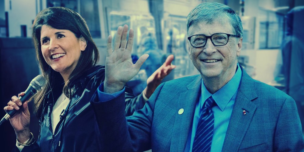 Nikki Haley Bill Gates (1)