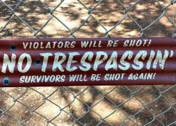 No Trespassing
