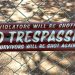 No Trespassing