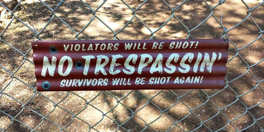 No Trespassing