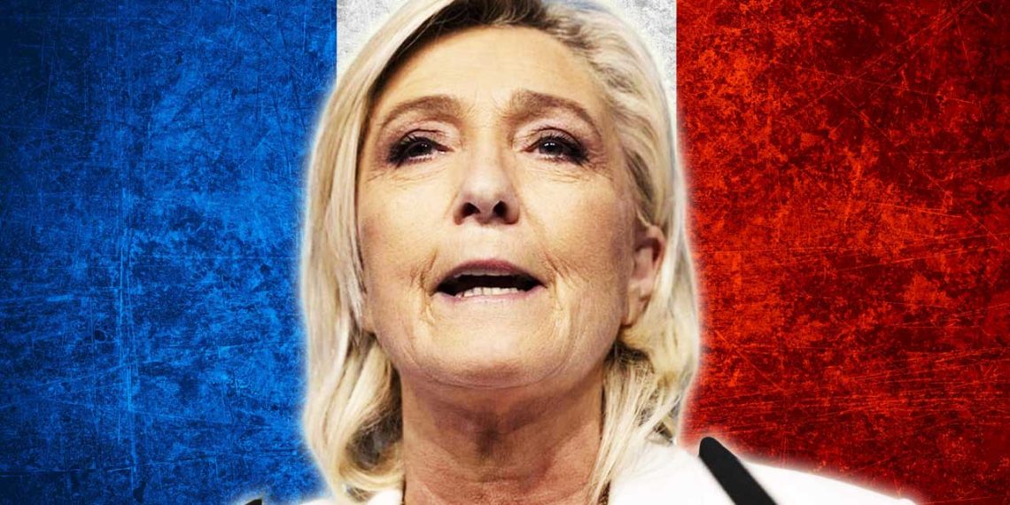 Le Pen Vows to Deport Foreigners Who Push “Totalitarian Ideology” in France