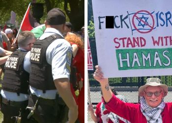 BREAKING: Pro-Palestinian protesters surround White House, clash with police