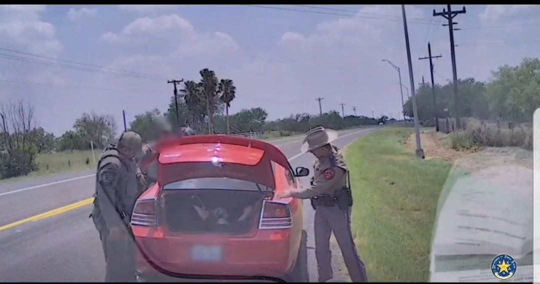 Texas DPS Finds 3 Illegal Aliens in Trunk of Car During Traffic Stop (VIDEO)