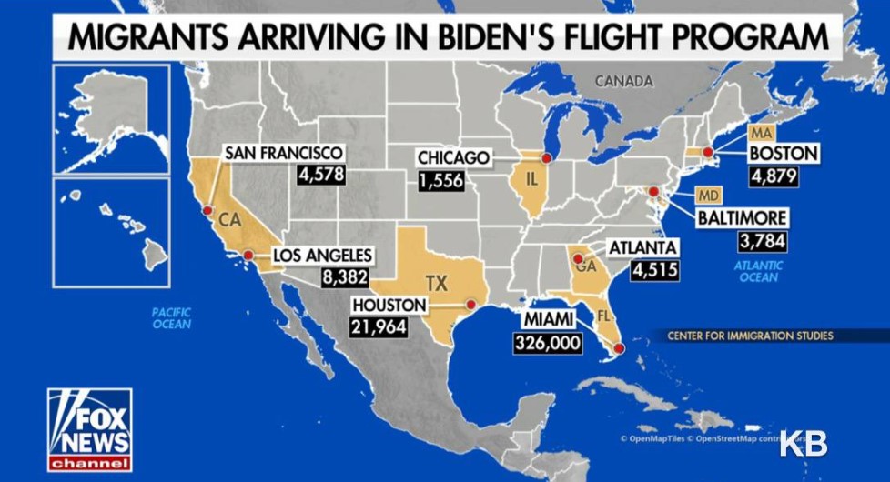 Joe Biden and Kamala Harris Resume Secret Illegal Alien Flights into the US Paid for by US Taxpayers – 347,959 Flown Into Texas and Florida So Far