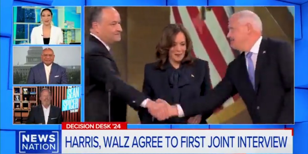 Sean Spicer Flabbergasted When Contributor Says Heels Up Harris Is Showing “Strength” by Bringing Her Emotional Support Animal to an Interview