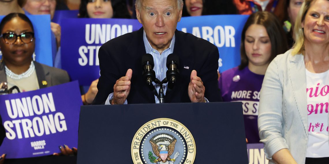 Biden says his great-grandfather was accused of being in a group of killer coal miners in long-winded anecdote