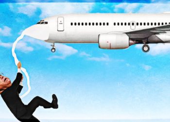 Harris/Walz new campaign jet mocked for looking like a flying tampon, but there’s something much, much worse…