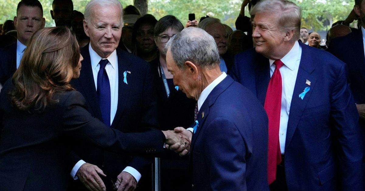 Crowd Backs Trump as He Comes Face-to-Face with Kamala Harris at 9/11 Memorial