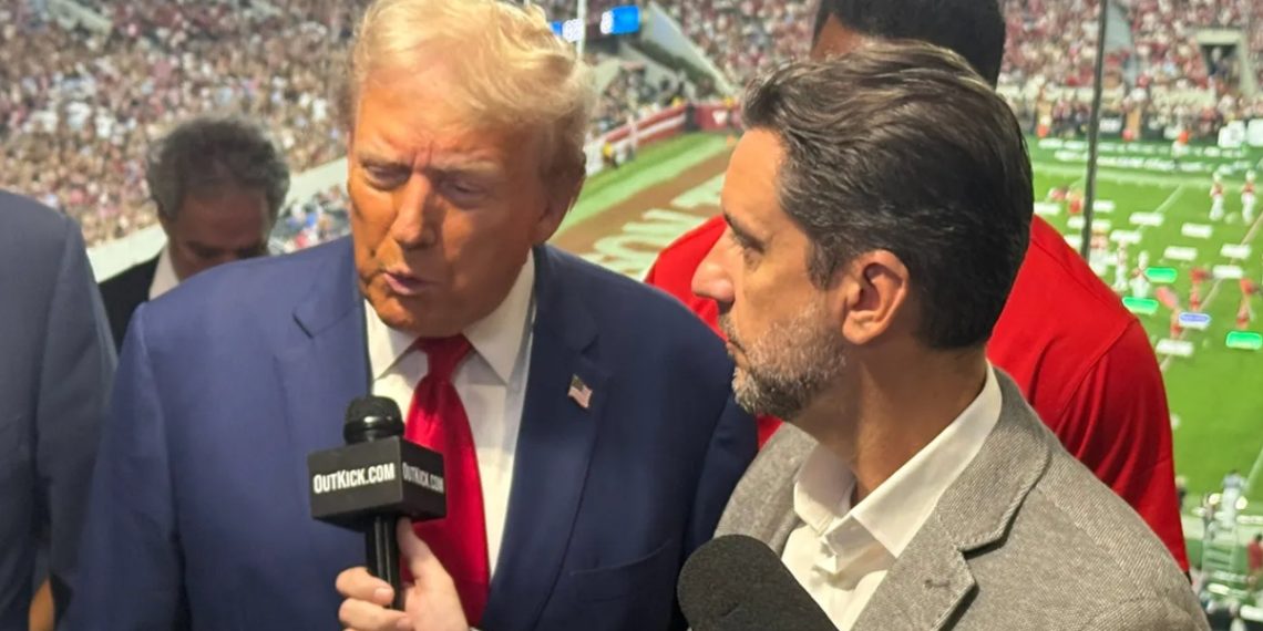 Donald Trump Is A Big Fan Of Tom Brady As A FOX NFL Broadcaster, Shares Opinion With OutKick's Clay Travis